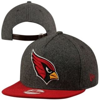 New Era Arizona Cardinals 9FIFTY Classic Melt A Frame Adjustable Strapback Hat   Cardinal/Charcoal