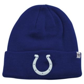 47 Brand Indianapolis Colts Raised Cuff Beanie   Royal Blue