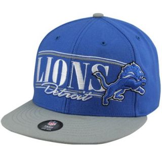 47 Brand Detroit Lions Super Sport Snapback Hat   Light Blue/Silver