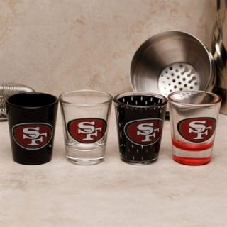 San Francisco 49ers 4 Pack Shot Glass Set