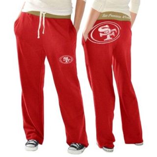 San Francisco 49ers Ladies Recruit Fleece Pants   Scarlet