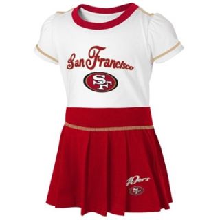 San Francisco 49ers Preschool Skirt and Top Set   Scarlet/White