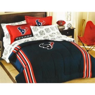 Houston Texans 7 Piece Full Size Bedding Set