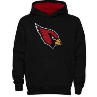 Arizona Cardinals Youth Logo Pullover Hoodie   Black