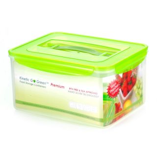 Kinetic 39024 Go Green Premium 237 oz. Rectangular Food Storage Container   Storage Containers