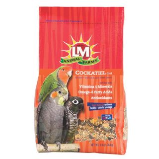 LM Animal Farms Cockatiel Diet   Bird Cage Accessories