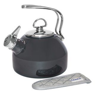 Chantal 1.8-Quart Loop Tea Kettle In Onyx