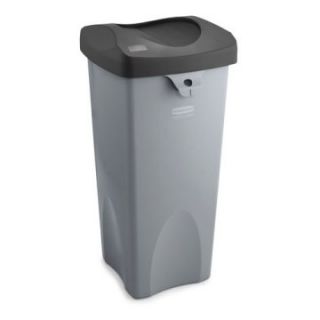 Rubbermaid Commercial 50 Gallon Untouchable Square Trash Can   Trash Cans