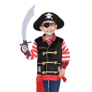 Melissa and Doug Personalized Pirate Role Play Costume Set   Pretend Play & Dress Up
