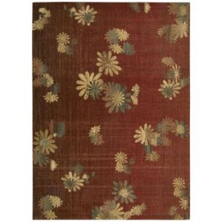 Nourison Home Radiant Impressions LK07 Area Rug   Red   Area Rugs