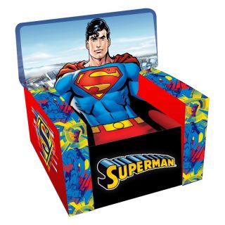 Warner Brothers Superman Animated Classic Hero Kids Gaming Chair   Kids Arm Chairs