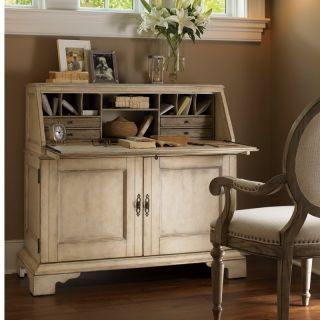 Lexington Home Brands Twilight Bay Colette Secretary Desk   Antique Linen   Writing Desks