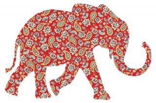 Mabuza The Elephant ZooWallogy Wall Art Kit   Wall Decals