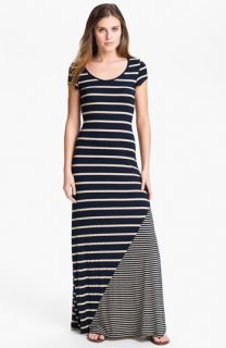 Everleigh Multi Stripe Short Sleeve Maxi Dress
