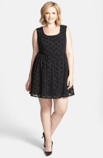 Jessica Simpson Sienne Sateen Dress (Plus Size)