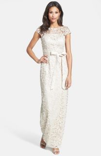 Adrianna Papell Lace Gown (Regular & Petite)