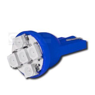 LED T10 W 3020 5SMD LED BL, T10 194 W5W 360 Degree 5 SMD Bright Blue Led Light for Interior Dome Lamp Trunk Door Panel Center Map Console Bulb Automotive