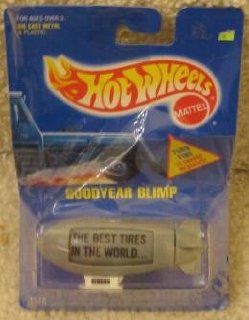 1991 Hot Wheels HW BLUE CARD #194 GOODYEAR BLIMPGRAYINTERNATIONAL CARD VARIATIONBEST TIRES in the WORLD RARE Toys & Games