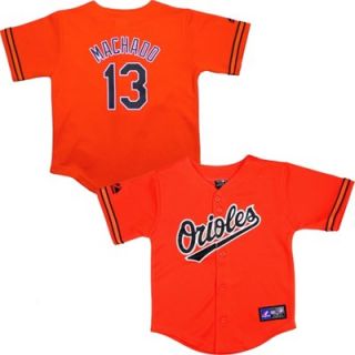 Majestic Manny Machado Baltimore Orioles Toddler Replica Baseball Player Jersey   Orange