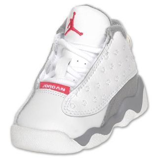 Girls' Toddler Air Jordan Retro 13 Basketball Shoes  White/Spark/Stealth