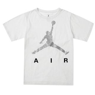 Jordan Jumpman Air T Shirt   Boys Grade School   Basketball   Clothing   White/Silver Foil/Black