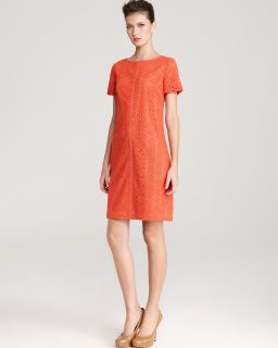 Anne Klein Dress Short Sleeve Lace Shift Dress's