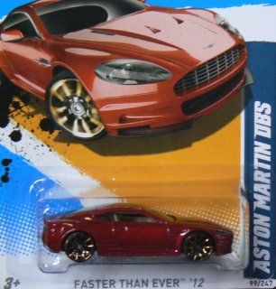 2012 Hot Wheels Faster Than Ever Aston Martin DBS Dark Red #99/247 Toys & Games