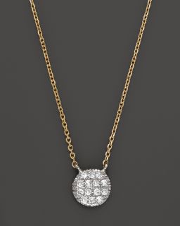 Dana Rebecca Designs Diamond Lauren Joy Mini Necklace in 14K White Gold with 14K Yellow Gold Chain, 16"'s