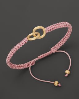Marco Bicego 18K Yellow Gold Jaipur Link Pink Cotton Bracelet's