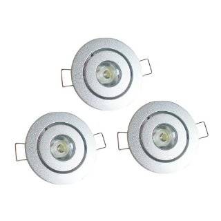 Aubig 1W Warm White LED Ceiling Downlight Spotlight Wall Cabinet Lamp AC80 265V 3pcs/pack   Close To Ceiling Light Fixtures  