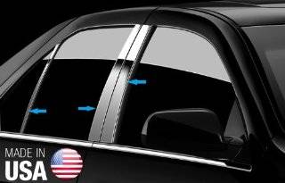 Made in USA Fit 2007 2013 Toyota Camry Stainless Steel Door Pillar Posts Chrome Cover Window Trim 6pc Automotive