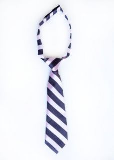 Baby Toddler Boy Necktie Tie   Pink and Brown Striped (2 5 years) Clothing
