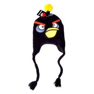Angry Birds Bomb Black Bird Plush Laplander Earflap Beanie Character Hat Cap / Officially Licensed Product By Rovio Toys & Games
