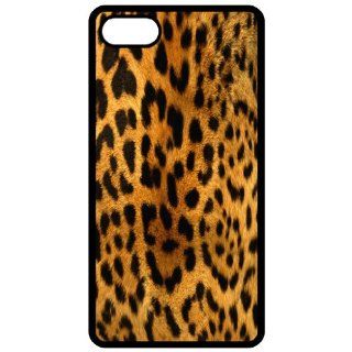 Leopard Fur   Image Black Apple Iphone 5 Cell Phone Case   Cover Cell Phones & Accessories