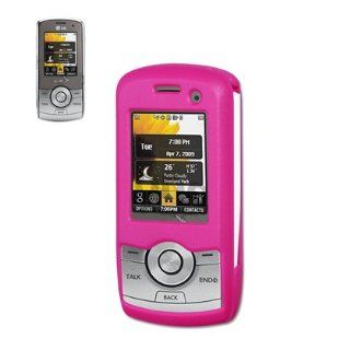 Hard Protector Skin Cover Cell Phone Case with belt clip for LG LX 370 MetroPCS,Sprint   Pink Cell Phones & Accessories