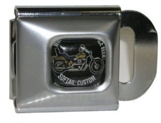 Harley Davidson Softail Custom Interchangeable Buckle For Seatbelt Belts Clothing