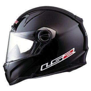 LS2 Helmets FF385 CR1 Full Face Motorcycle Helmet (Solid Gloss Black, Small) Automotive