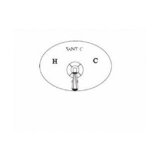 Santec 1835NL15 TM Pressure Balanced Tub/Shower Handle Trim With "NL" Style Handle