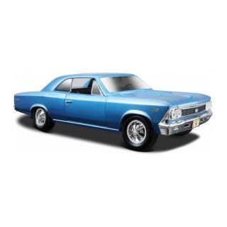 Maisto Die Cast 124 Scale Metallic Blue 1966 Chevrolet Chevelle SS 396 (color may vary) diecast car model Toys & Games