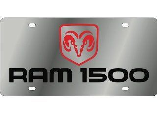 Dodge RAM 1500 Stainless Steel Metal Front Vanity License Plate #408 Automotive