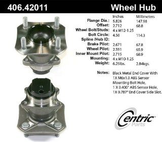 Centric Parts Wheel Bearing and Hub Assembly 406.42011 Automotive