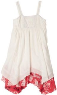 Mimi & Maggie Girls 7 16 Cascade Lace Dress,Ecru/Pink,Small Clothing