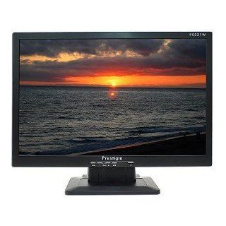 22" Prestigio P5221W 720p Widescreen LCD Monitor w/Speakers (Black) Computers & Accessories