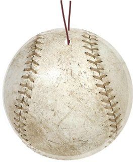 Baseball Design Round Glass Christmas Tree Ornament Suncatcher   Affordable Gift for your Loved One Item #CFS GO 431   Decorative Hanging Ornaments