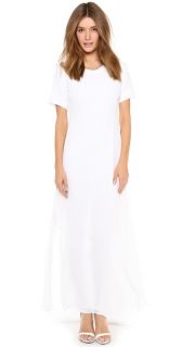 Band of Outsiders Silk Crepe T Shirt Gown