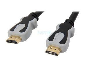 Kaybles DHDMI 6BK 6 ft. D Series Heavy Duty HDMI Cable Standard Speed 28AWG with Gold Plated Connector