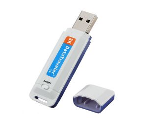 U Disk Digital Audio Voice Recorder Pen Dictaphone USB Flash Drive TF Card Slot Supports Windows 2000/XP/Vista/win7/Windows Me.Windows 98SE/Windows 98.Mac OS 9 and Higher