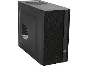 COOLER MASTER  N Series  NSE 200 KKN1  Midnight Black  Plastic bezel with mesh, steel case body  MicroATX, Mini  ITX  Computer CaseATX PS2 (Max. length: 180mm / 7.1 inch)  Power Supply
