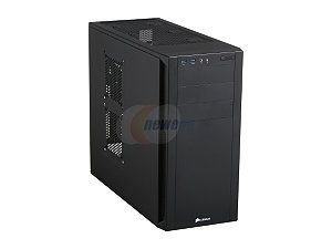 Corsair Carbide Series 200R Black Steel structure with molded ABS plastic accent pieces ATX Mid Tower Computer Case