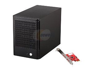 Rosewill RSV S5 SATA 3G 2.5" & 3.5" HDD 5 Bay RAID 0/1/5/10/5+spare/Spanning/JBOD Storage Enclosure System with 120mm cooling fan/ Port Multiplier/ PCIe card included/ Tray design